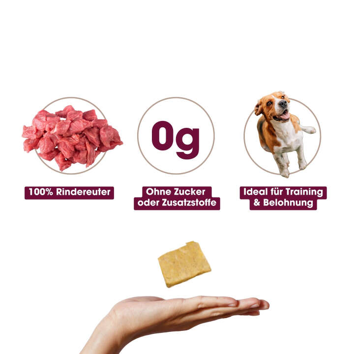 KAUDAS Hundeleckerli RindereuterPur Natursnack